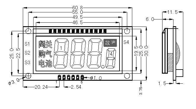 SMS0415��ʽҺ��ģ�K(LCM)��ʾ��DƬ