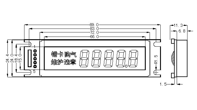 SMS0505E��ʽҺ��ģ�K(LCM)��ʾ��DƬ