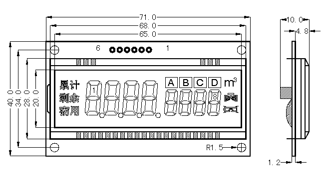 SMS0814B��ʽҺ��ģ�K(LCM)��ʾ��DƬ