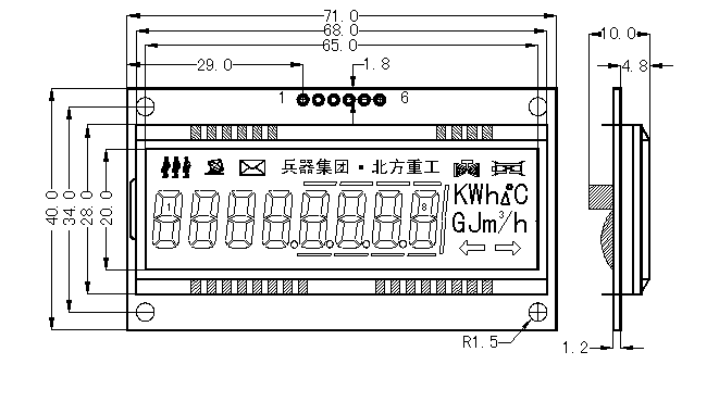 SMS0868��ʽҺ��ģ�K(LCM)��ʾ��DƬ