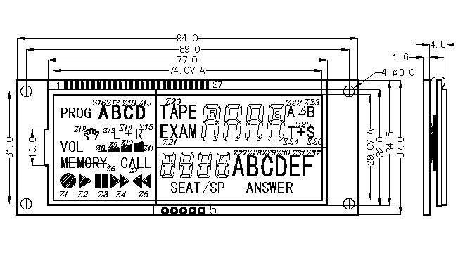 SMS0880��ʽҺ��ģ�K(LCM)��ʾ��DƬ