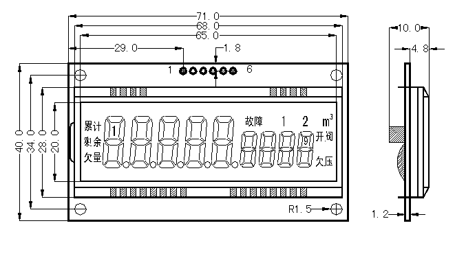 SMS0916��ʽҺ��ģ�K(LCM)��ʾ��DƬ