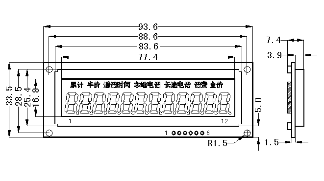 SMS1202��ʽҺ��ģ�K(LCM)��ʾ��DƬ