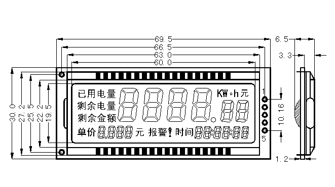 SMS1613��ʽҺ��ģ�K(LCM)��ʾ��DƬ